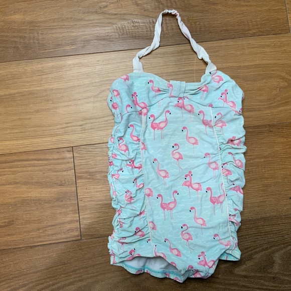 Janie and Jack Other - Janie and Jack Flamingo Halter Neck Swimsuit